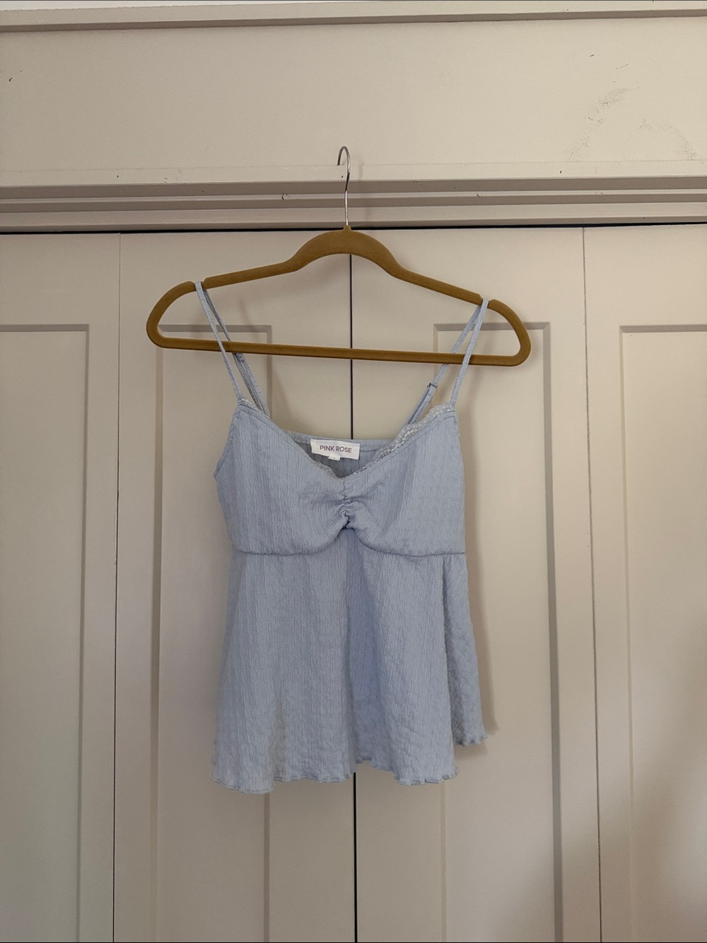 Light Blue Spaghetti Strap Camisole